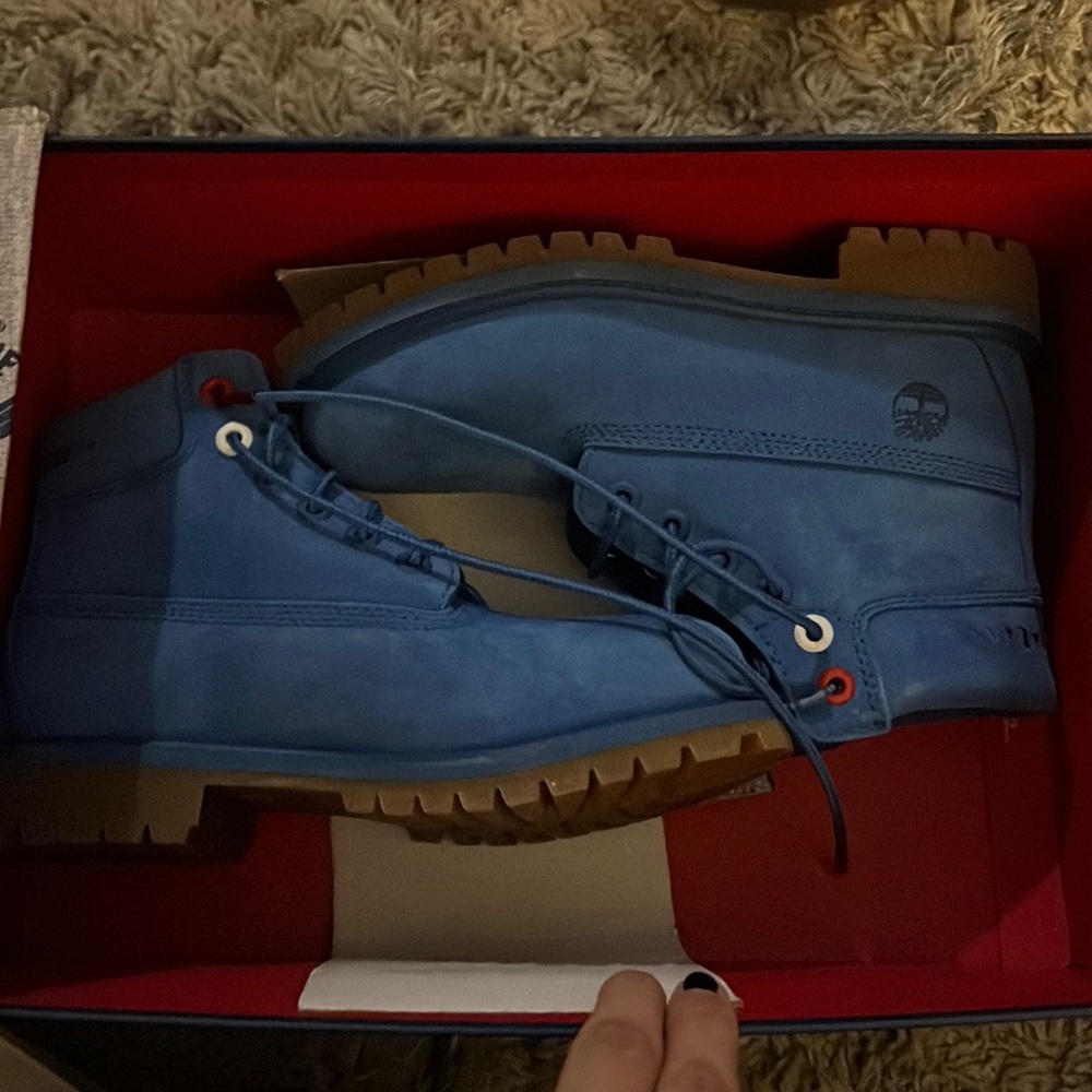 Boys or girls champion timberland boot collab NIB size 1